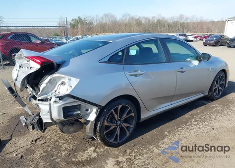 2021 Honda Civic Sport from USA, damaged, VIN 2HGFC2F84MH527231